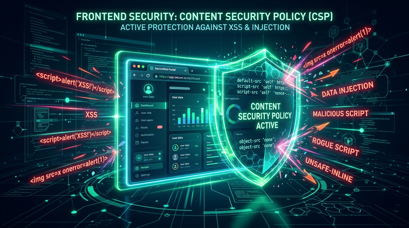 Cover image for Hardening Your Frontend: A Practical Guide to Content Security Policy (CSP) Headers