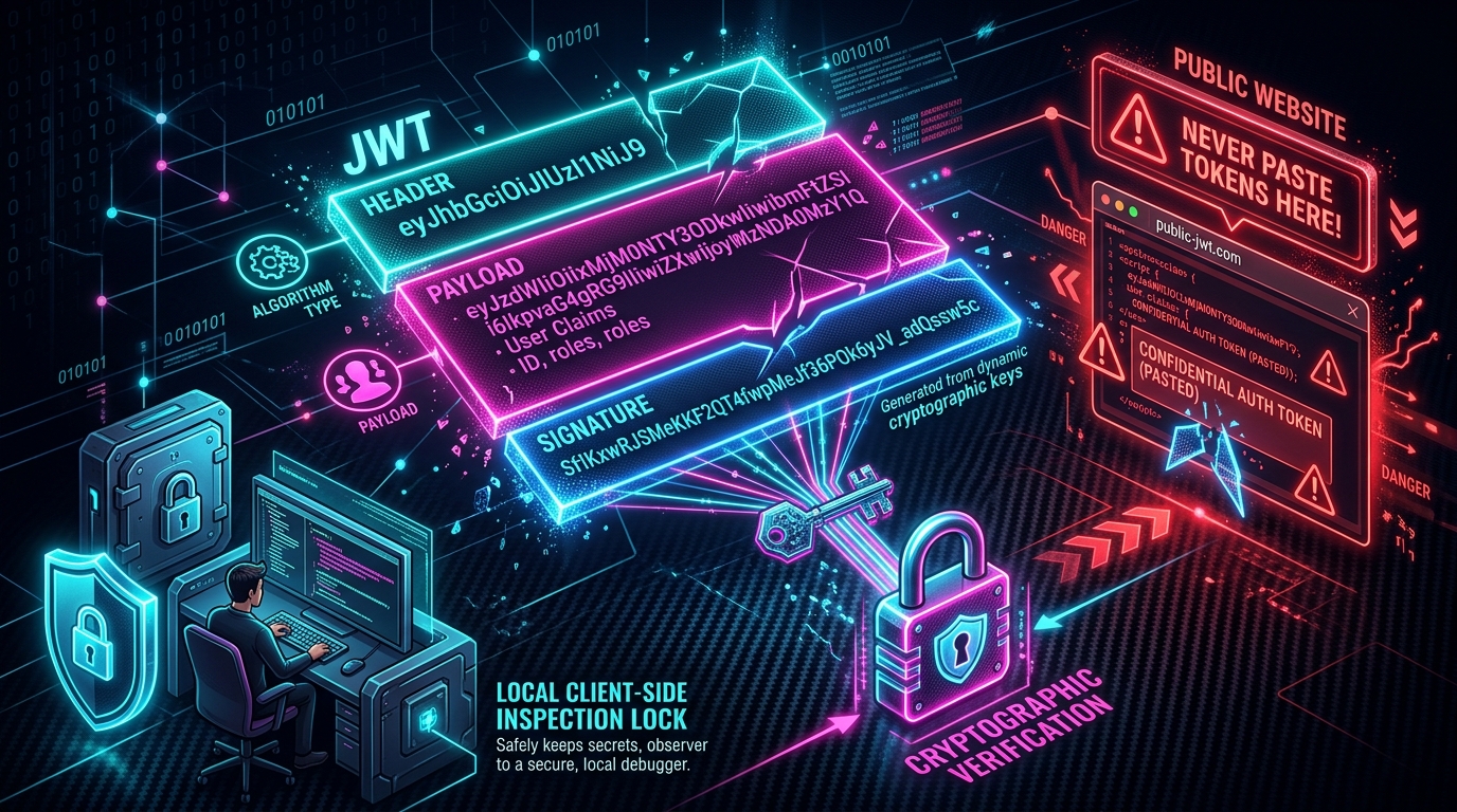 Cover image for Why You Should Never Paste Production JWTs into Random Websites (And How to Inspect Tokens Safely)